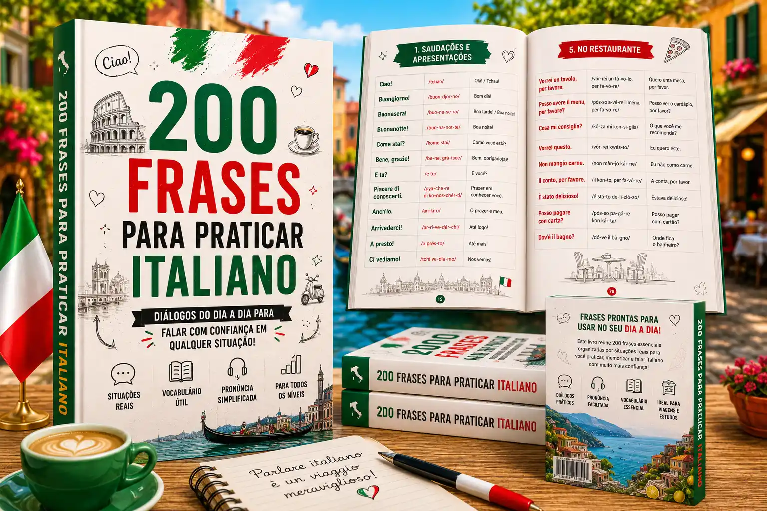 200 Frases para Praticar Italiano